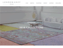 Tablet Screenshot of londongreyrugs.com